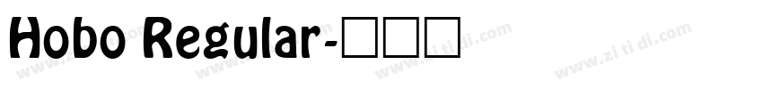 Hobo Regular字体转换